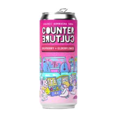 Counter Culture Kombucha Raspberry + Elderflower