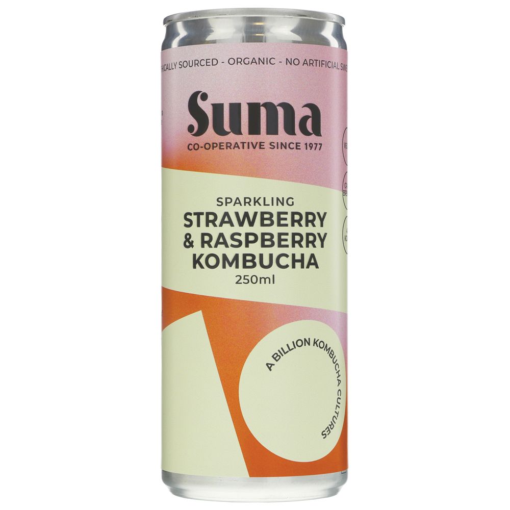 Suma Kombucha Strawberry & Raspberry