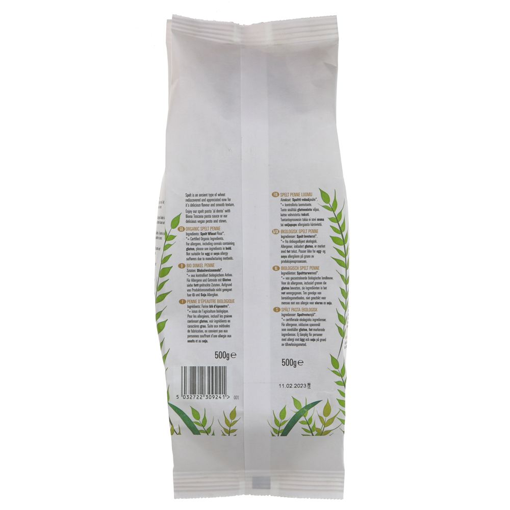 Biona White Spelt Penne Organic